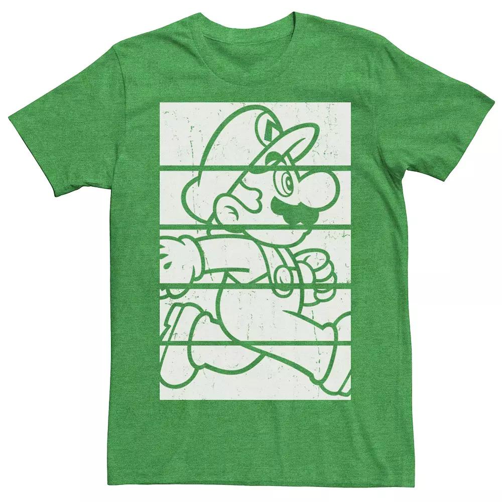 Men's Nintendo Super Mario Tonal Poster Short Sleeve Tee,  Product Image