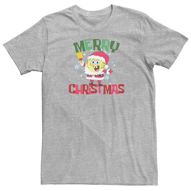 Men's Spongebob Squarepants Santa Tee,  Product Image