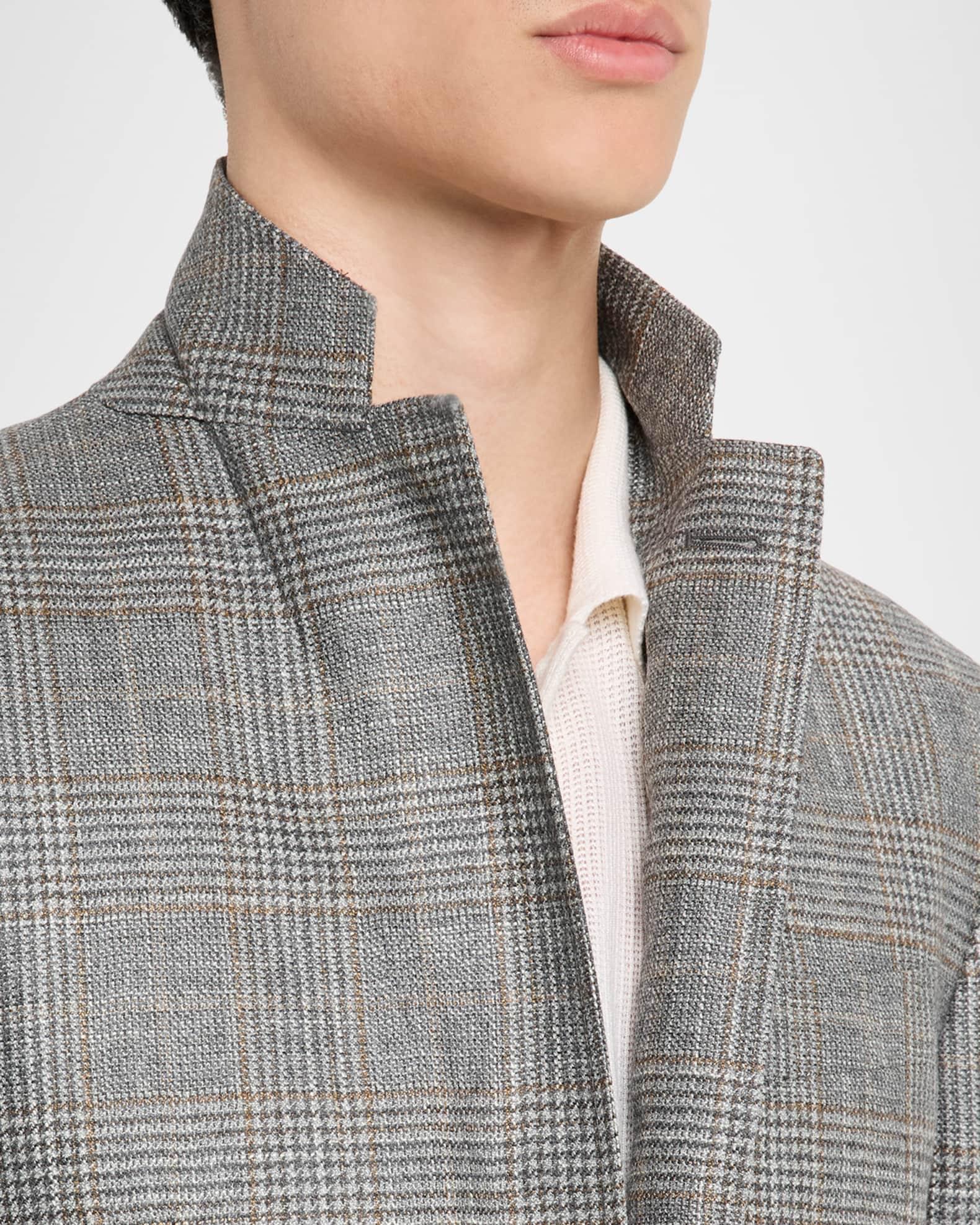 Men's Glen Plaid Notch Lapel Sport Coat Product Image