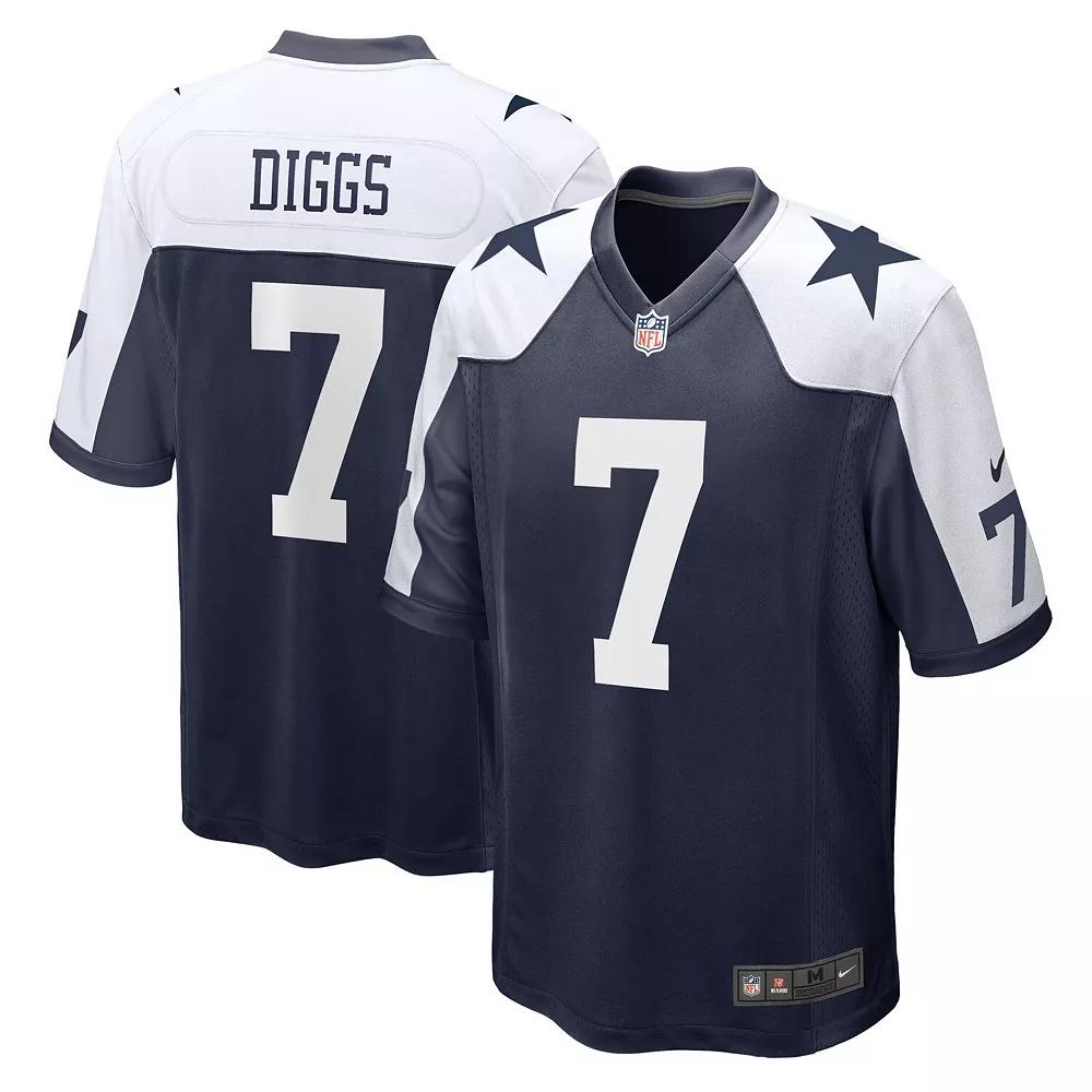 Men's Nike Trevon Diggs Navy Dallas Cowboys Alternate Game Jersey, Size: 2XL, Blue Product Image