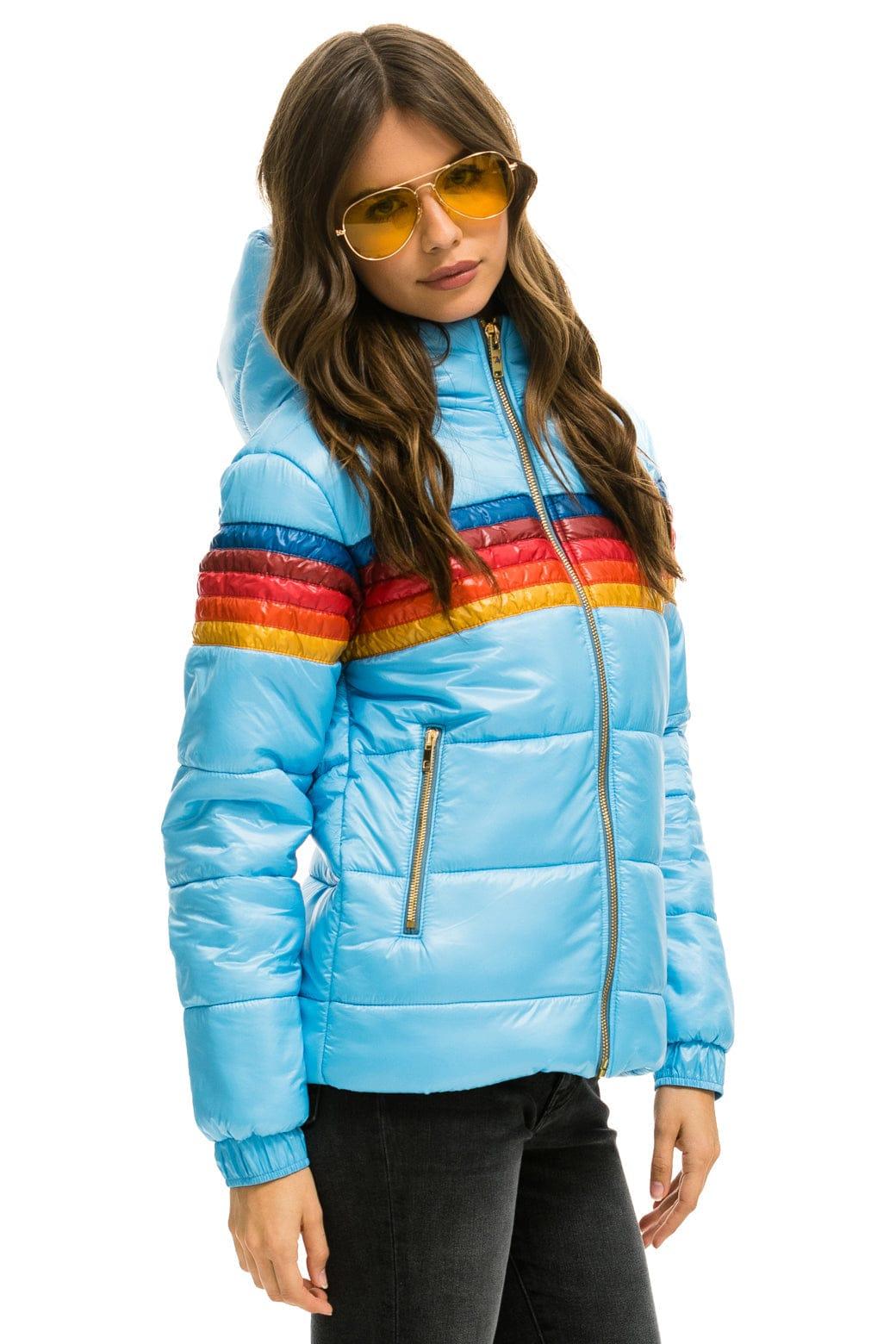 5 STRIPE TREKKER JACKET - GLOSSY SKY Female Product Image