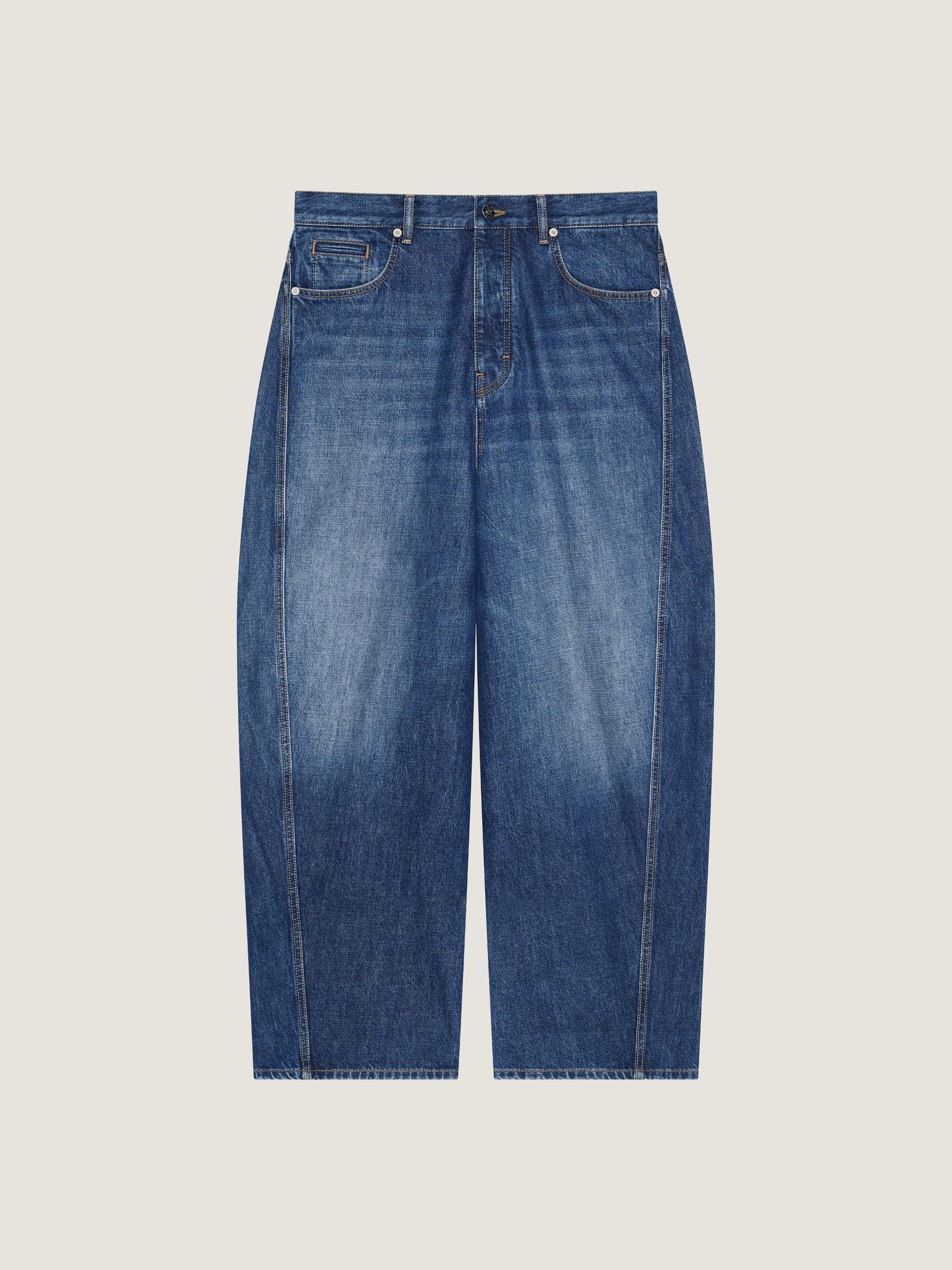 Couture Seam washed jeans Product Image