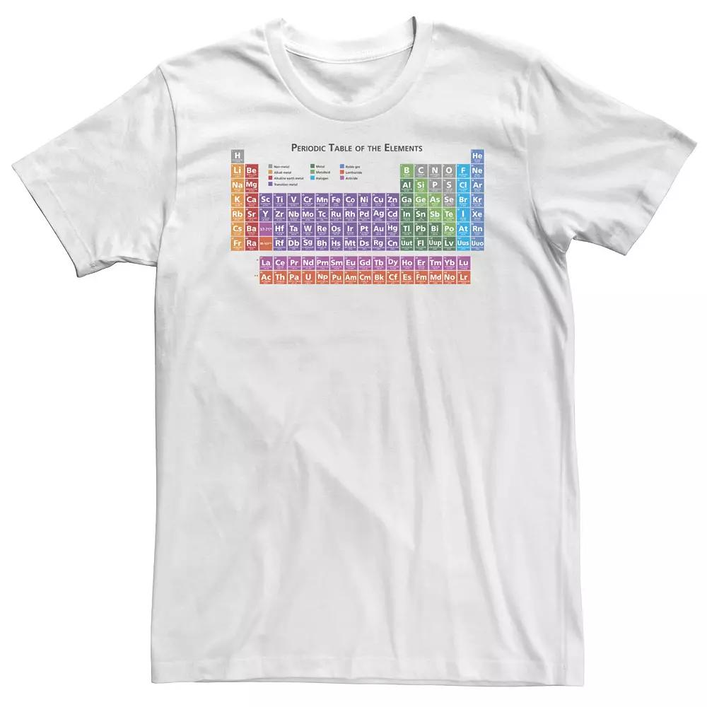 Big & Tall Fifth Sun Periodic Table Of Elements Chemistry Tee, Men's,  Product Image