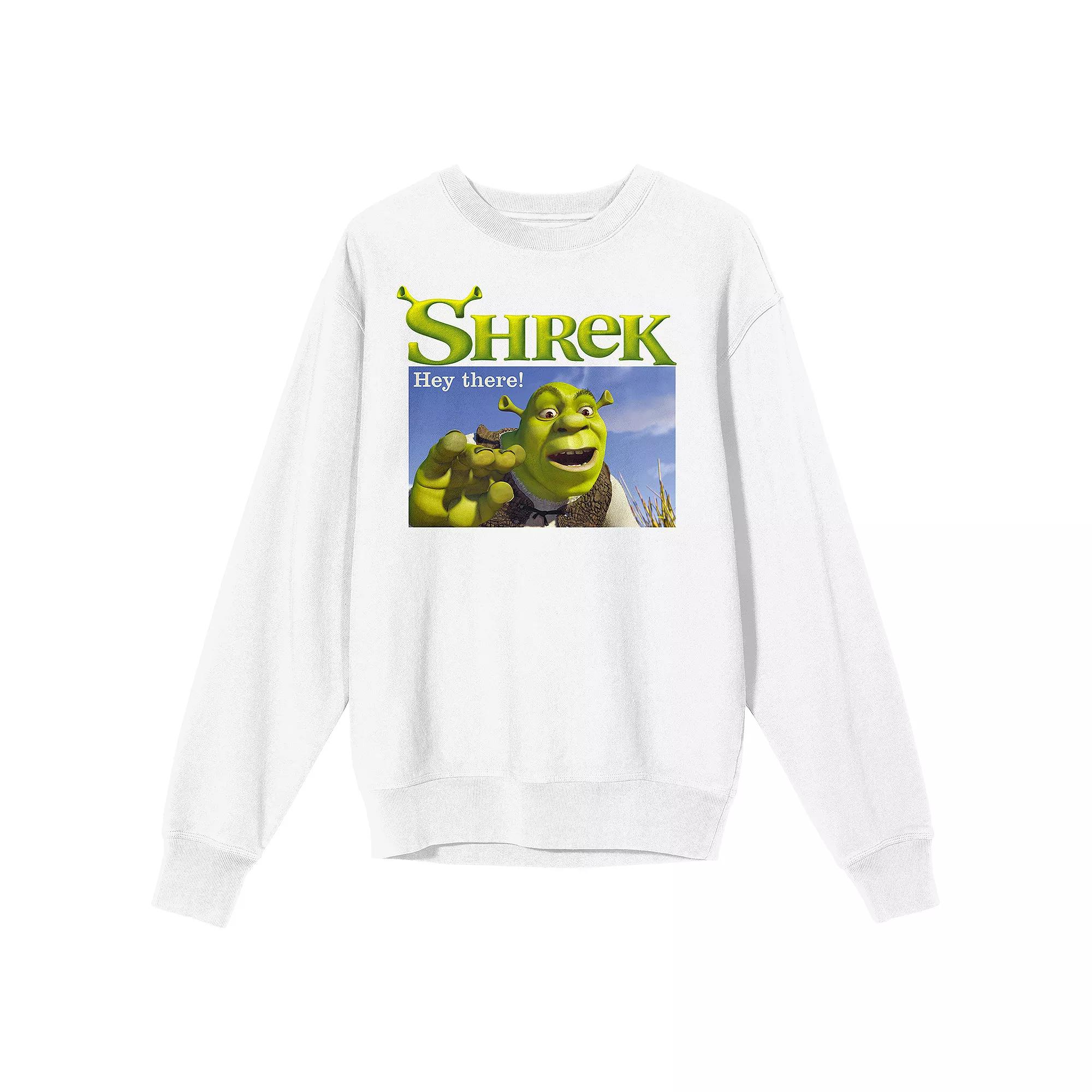 Men's Shrek Hey There Long Sleeve,  Product Image