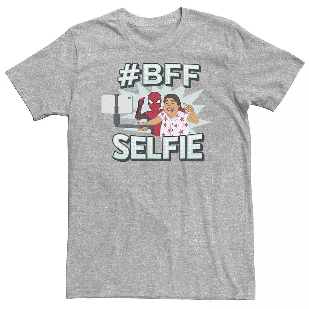 Big & Tall Marvel Spider-Man Far From Home BFF Selfie Graphic Tee, Men's,  Product Image