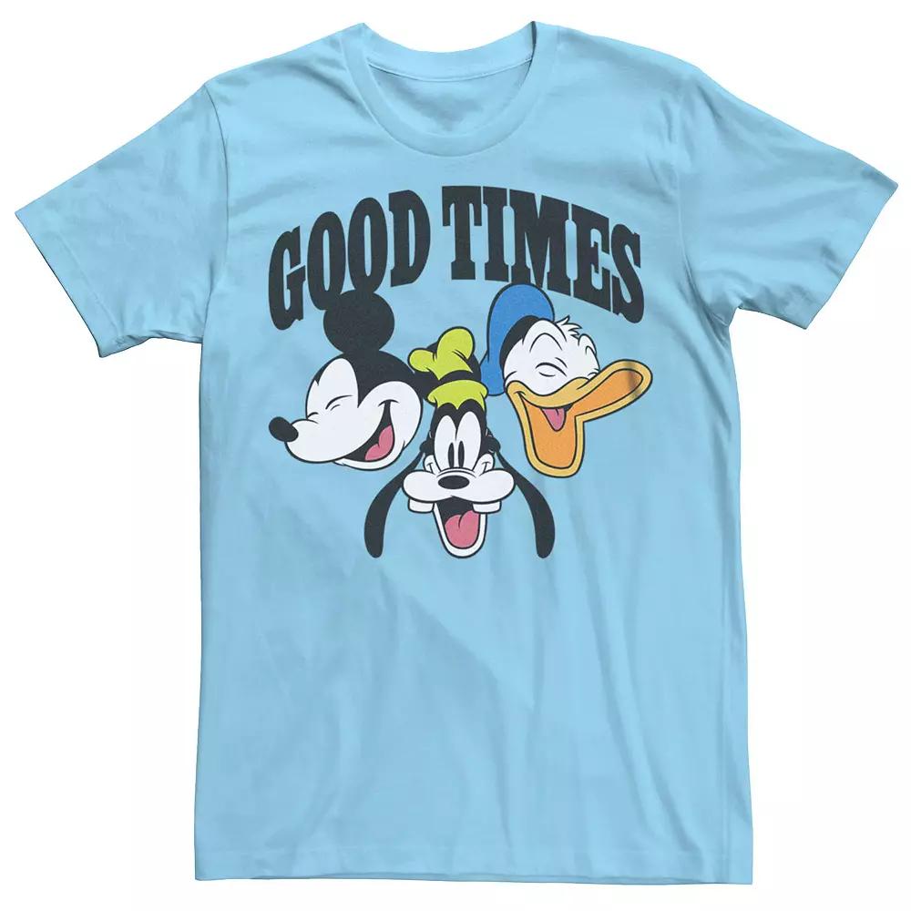 Men's Disney's Mickey Classic Disney's Mickey Goofy Donald Good Times Tee,  Product Image