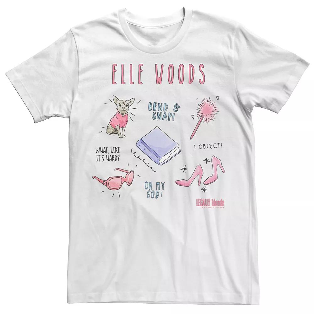 Men's Legally Blonde Elle Woods Sketches Tee,  Product Image