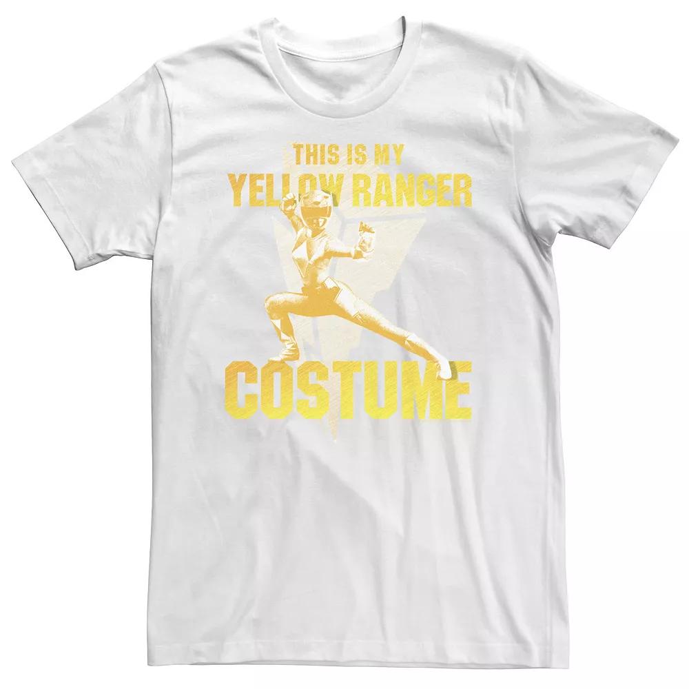 Men's Power Rangers This Is My Yellow Ranger Costume Tee, Boy's,  Product Image