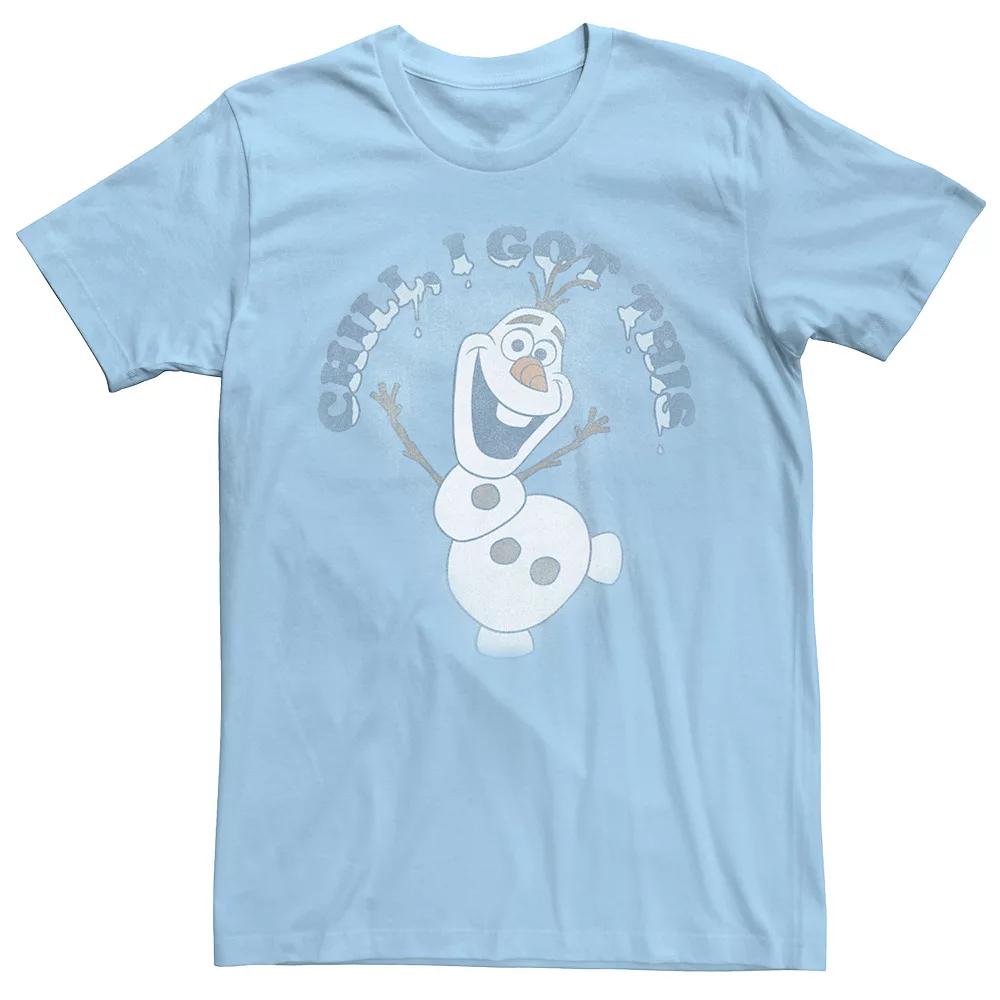 Disney's Frozen Olaf Men's Chillin' Snowfall Text Tee,  Product Image