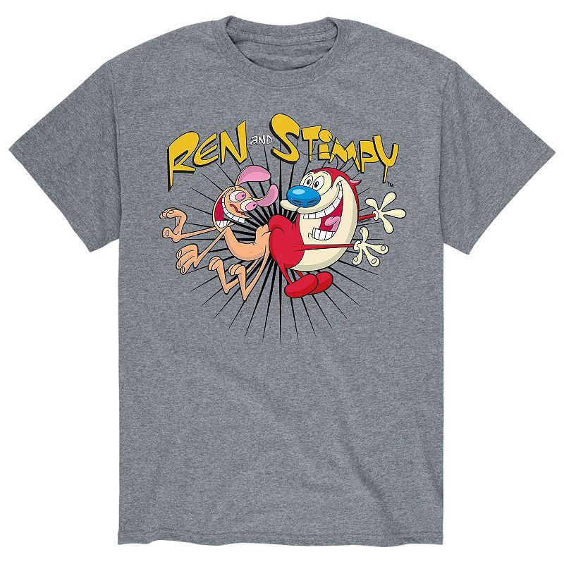Men's Ren & Stimpy Butt Bump Tee,  Product Image