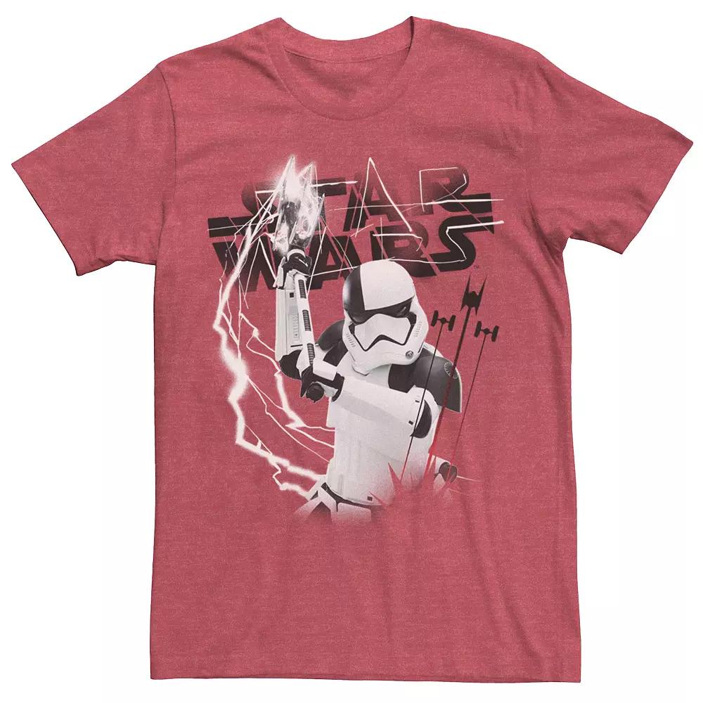 Men's Star Wars Last Jedi Stormtrooper Electrical Logo Tee,  Product Image