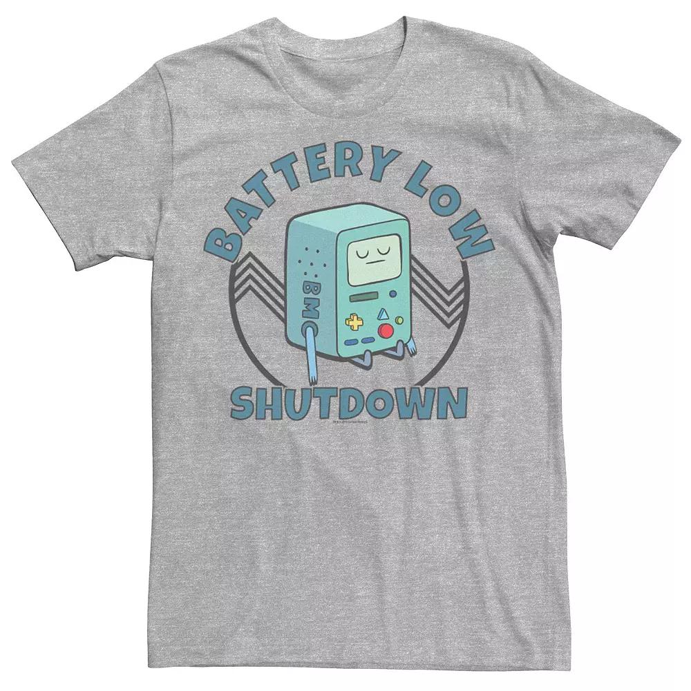 Men's Cartoon Network Adventure Time BMO Battery Low Shutdown Tee, Boy's,  Product Image