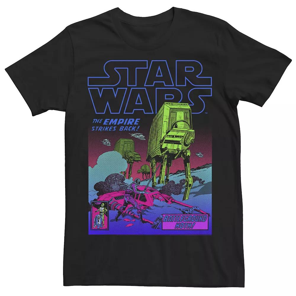 Men's Star Wars Black Light Poster Tee,  Product Image