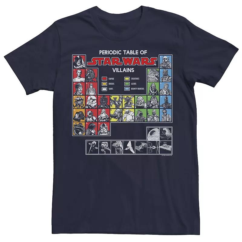 Men's Star Wars Periodic Table of Villains Graphic Tee,  Product Image
