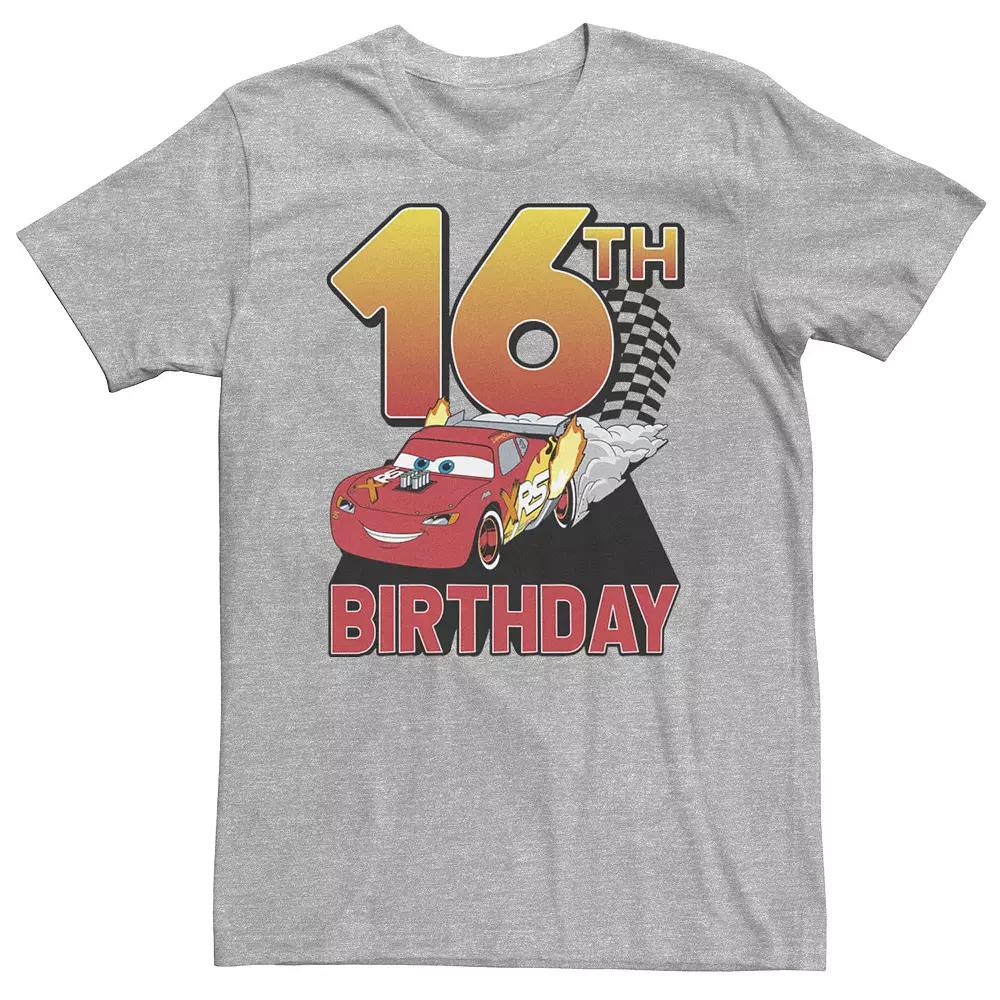 Big & Tall Disney / Pixar Cars 16th Birthday Racer Lightning McQueen Tee, Boy's,  Product Image