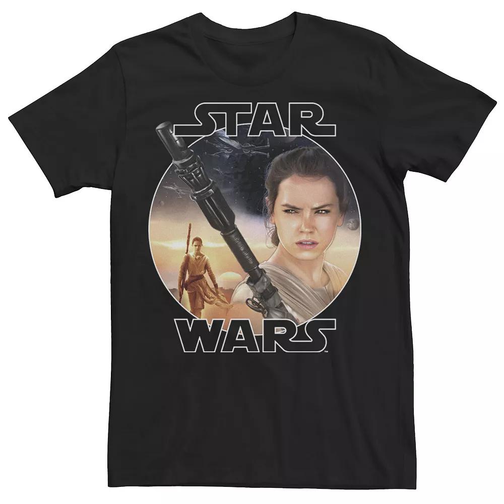 Men's Star Wars Rey Close Up Tee,  Product Image