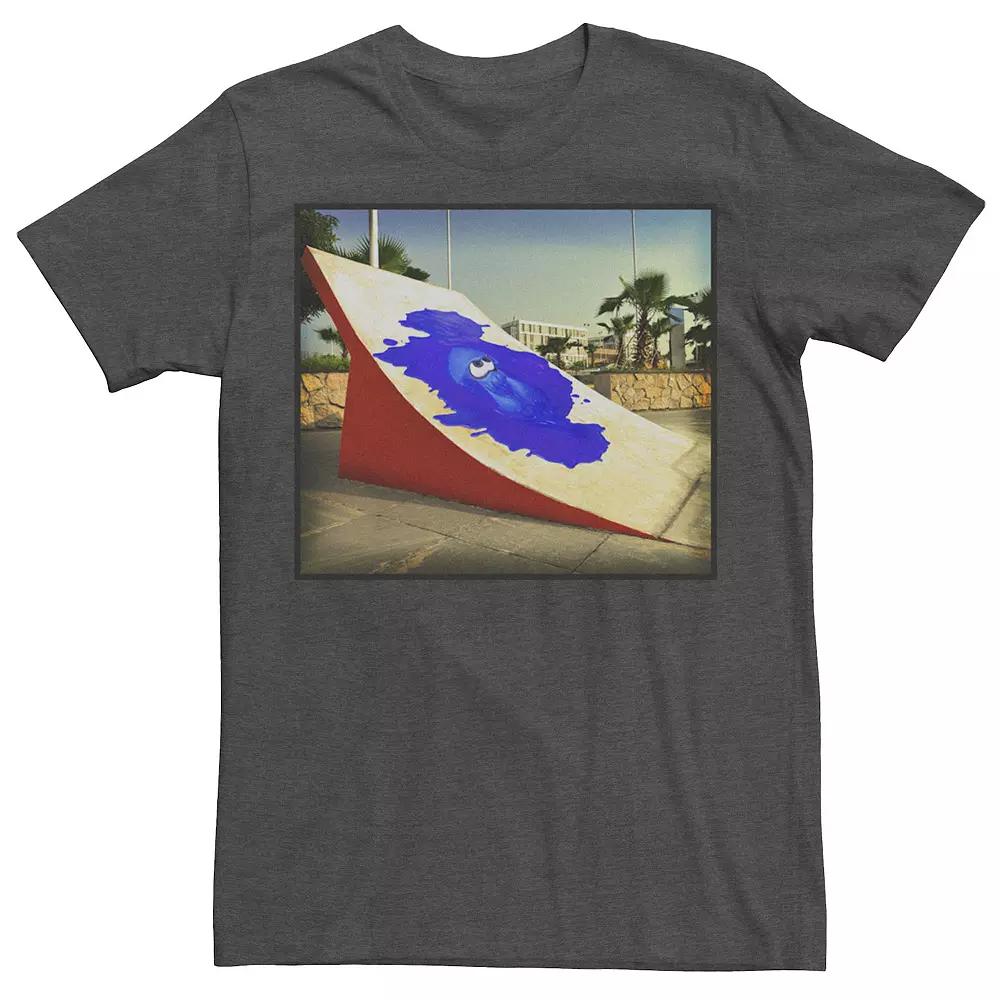 Men's Nintendo Splatoon Blue Inkling Skatepark Tag Tee, Size: Small, Grey Heather Product Image