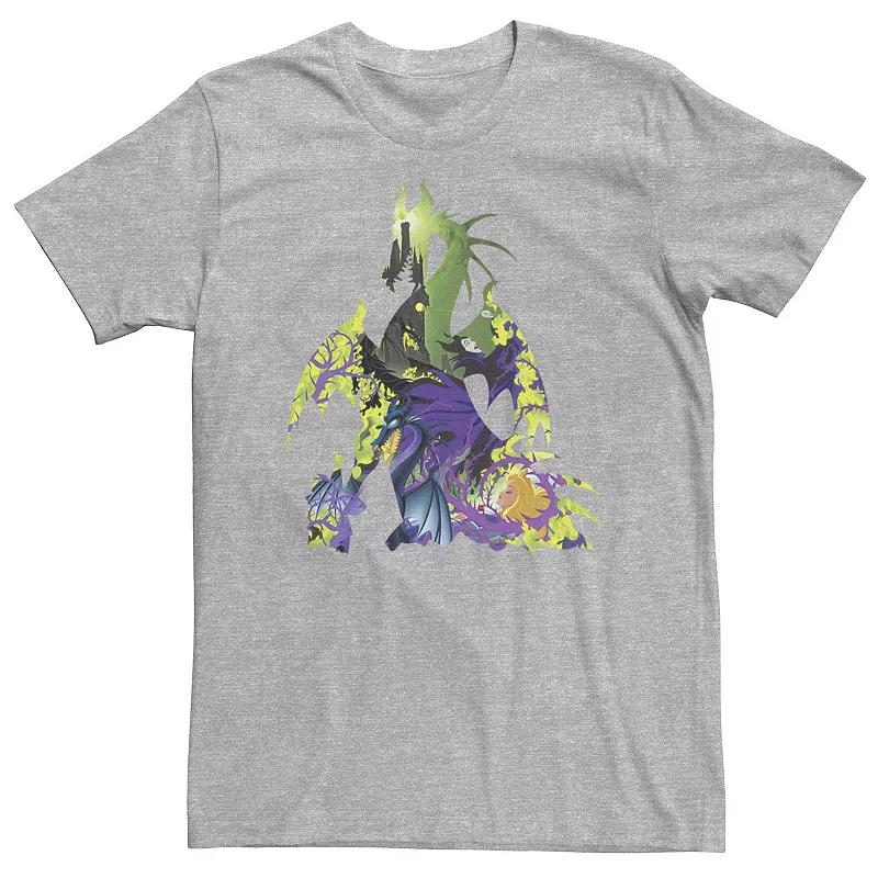 Big & Tall Disney Sleeping Beauty Maleficent Dragon Silhouette Tee, Men's,  Product Image
