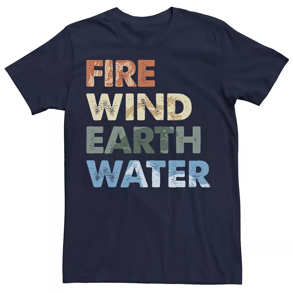 Disney's Frozen 2 Element Text Stack Fill Men's Tee,  Product Image