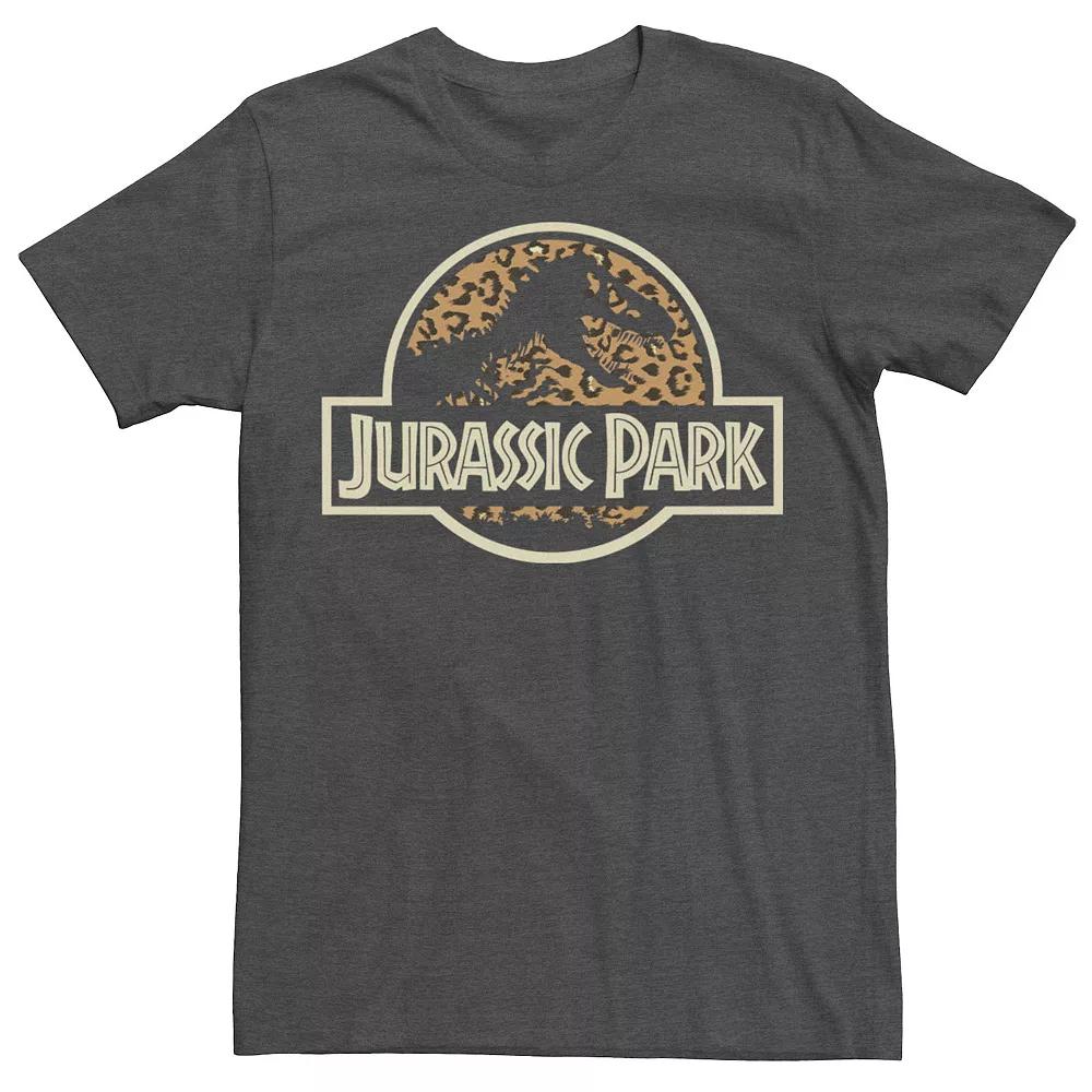 Men's Jurassic Park Peach Distressed Logo Tee,  Product Image