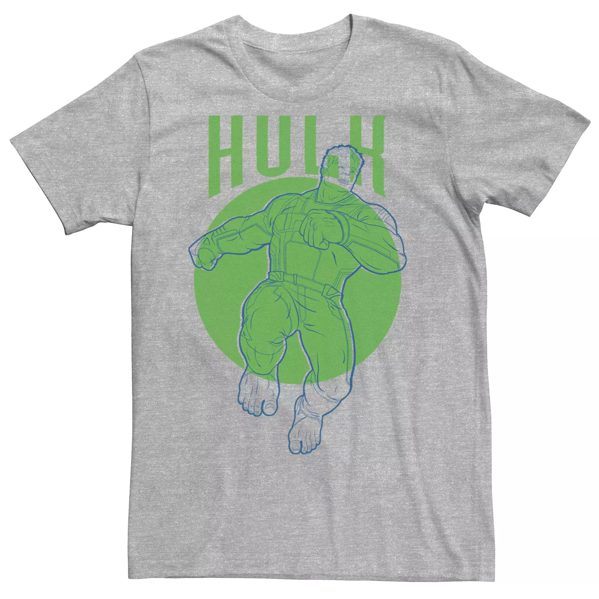 Men's Marvel Avengers Endgame Pop Hulk Circle Tee,  Product Image