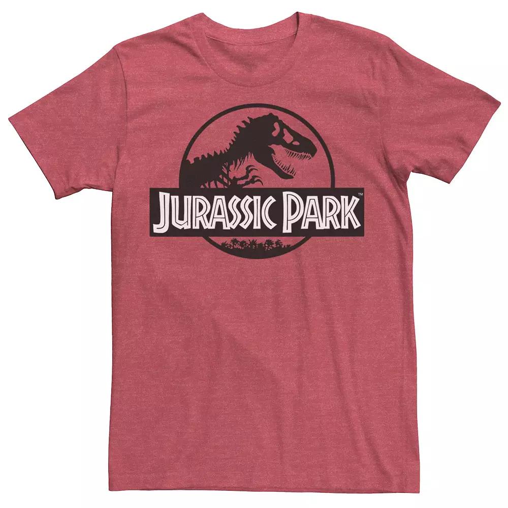 Men's Jurassic Park Basic Black & White Logo Tee,  Product Image