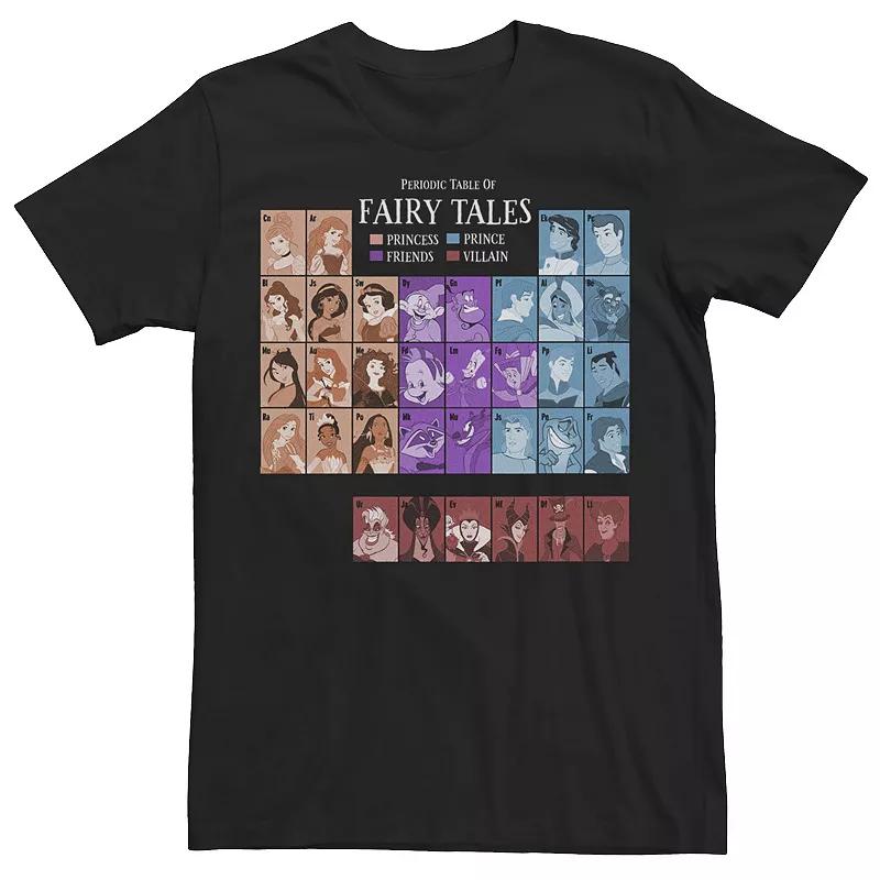 Men's Disney Princess Periodic Table Fairy Tales Tee,  Product Image