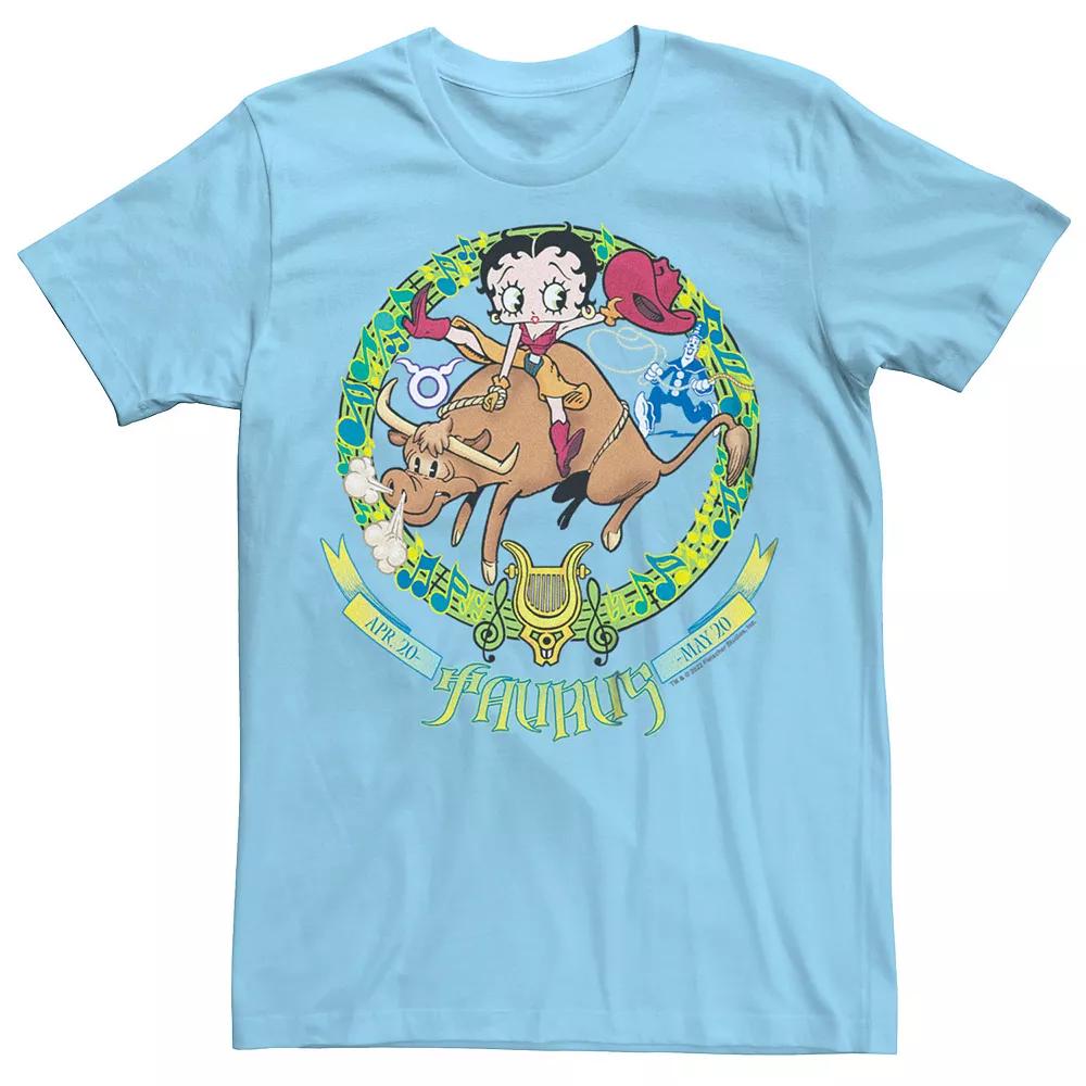 Men's Betty Boop Taurus Horoscope Tee,  Product Image