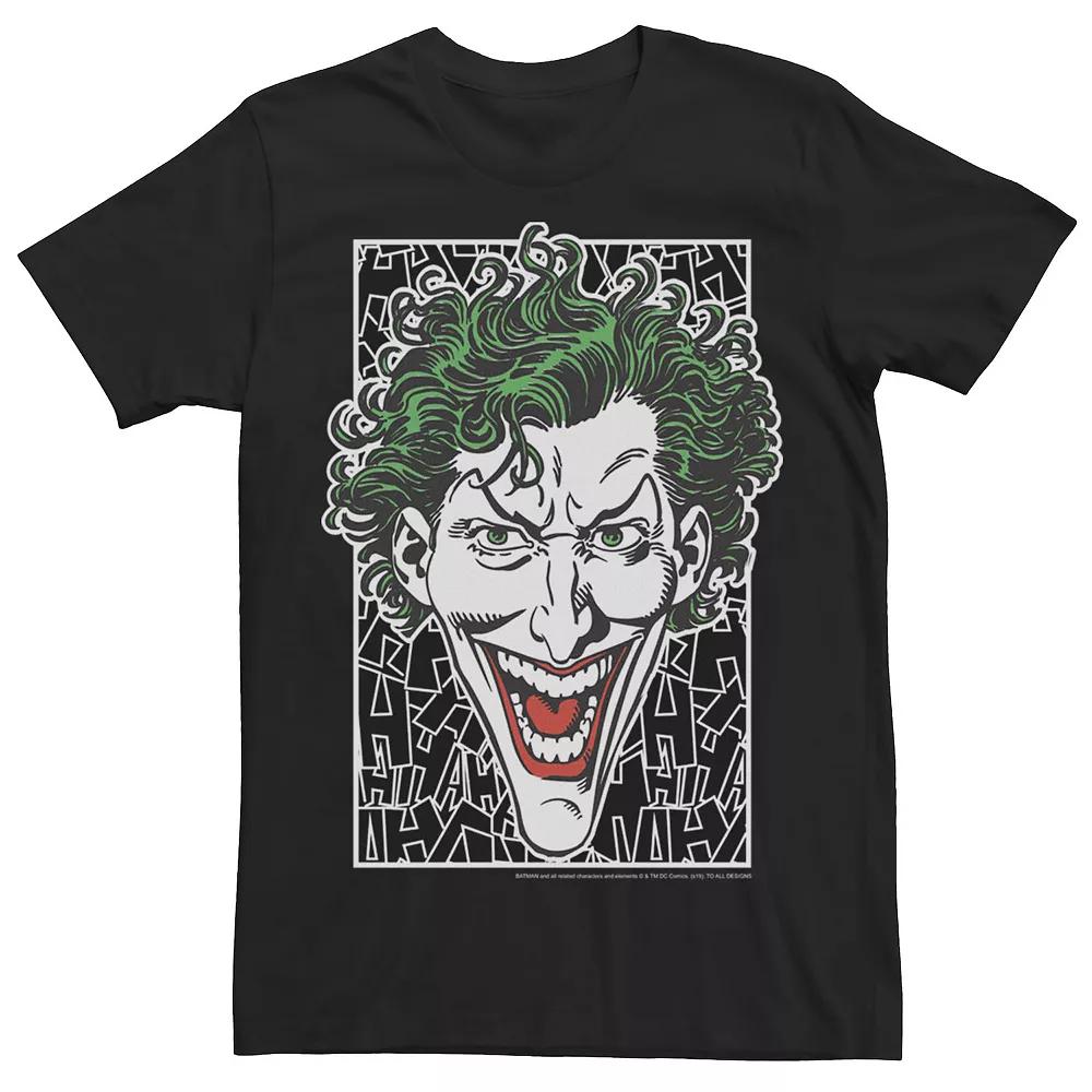 Men's DC Comics Batman Joker Laugh Headshot Tee,  Product Image