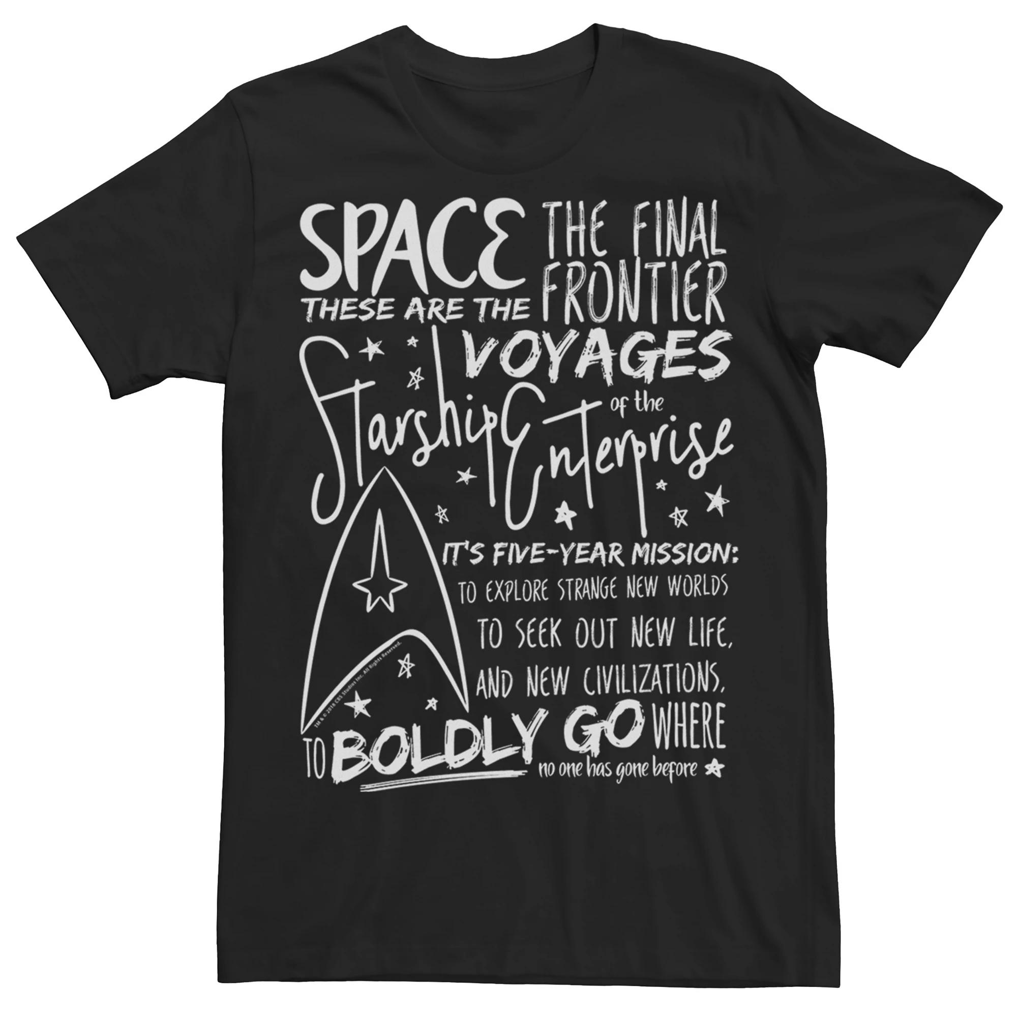 Men's Star Trek: The Original Series Sketchbook Speech Tee, Size: XXL, Black Product Image