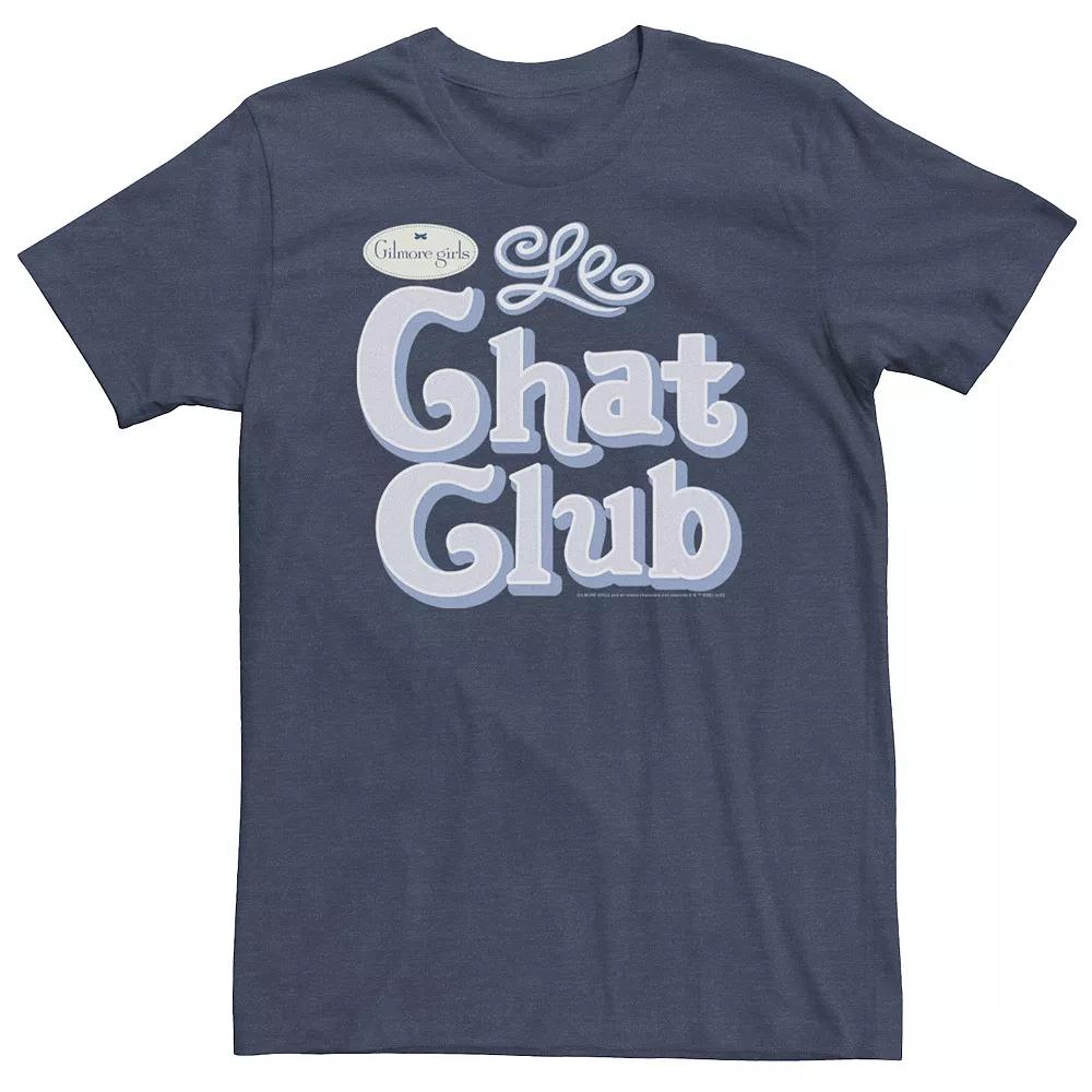 Big & Tall Gilmore Girls Le Chat Club Logo Tee, Men's,  Product Image