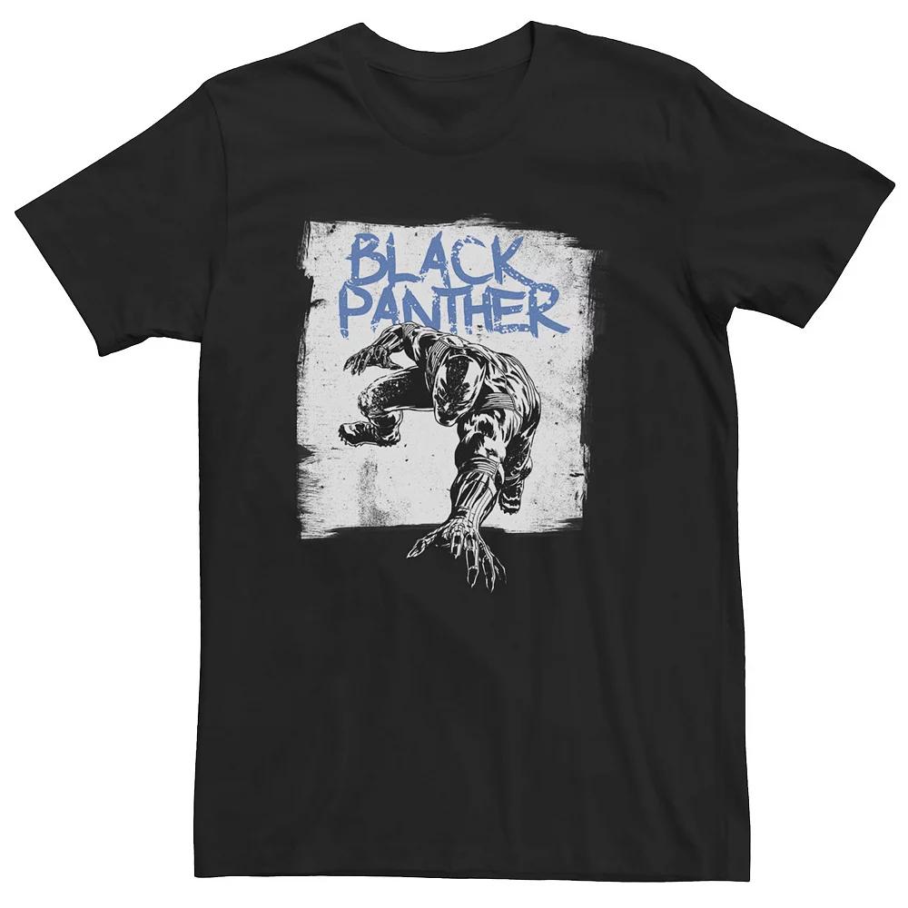 Big & Tall Marvel Black Panther The Chalkboard Pounce Tee, Men's,  Product Image