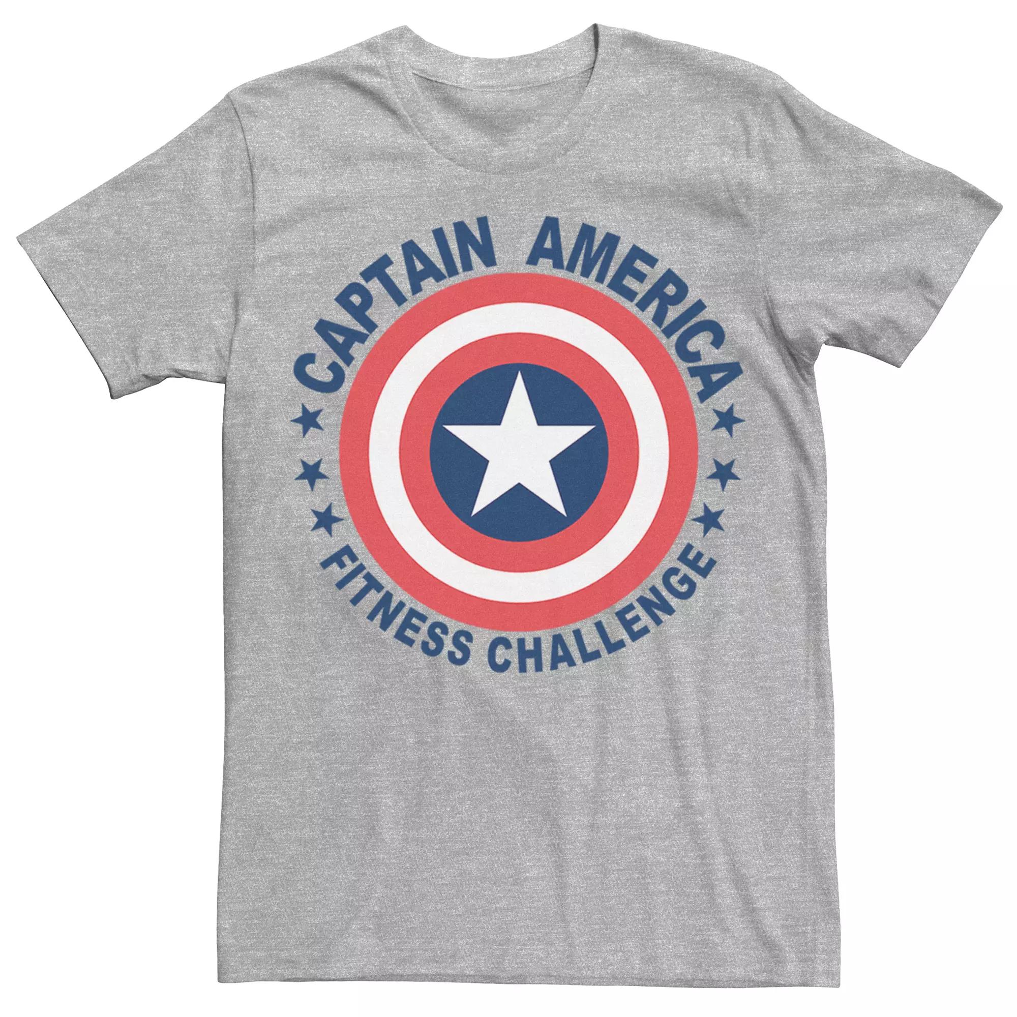 Men's Marvel Captain America Fitness Challenge Graphic Tee,  Product Image