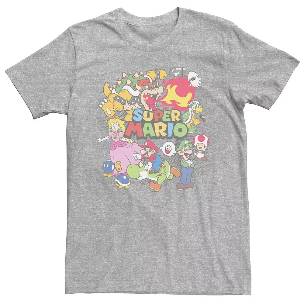 Men's Nintendo Super Mario Character Collage Tee,  Product Image
