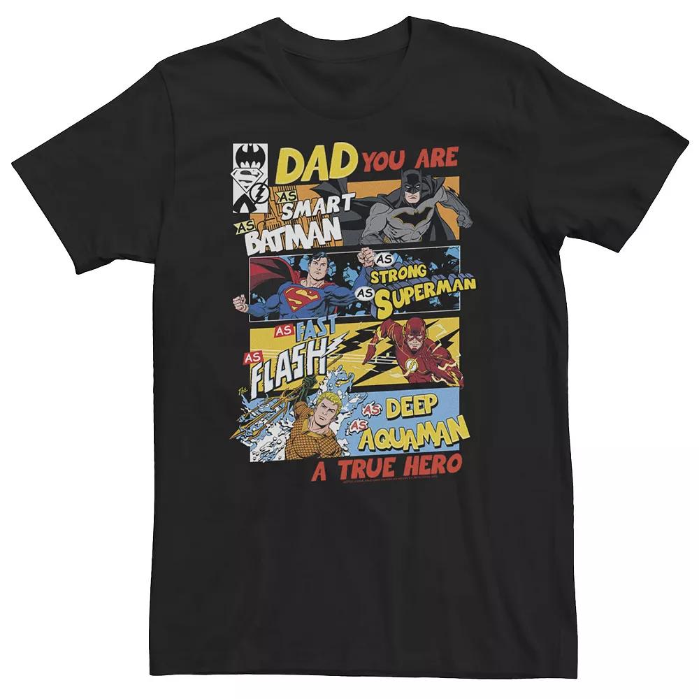 Big & Tall DC Comics Justice League Dad Tee, Men's,  Product Image