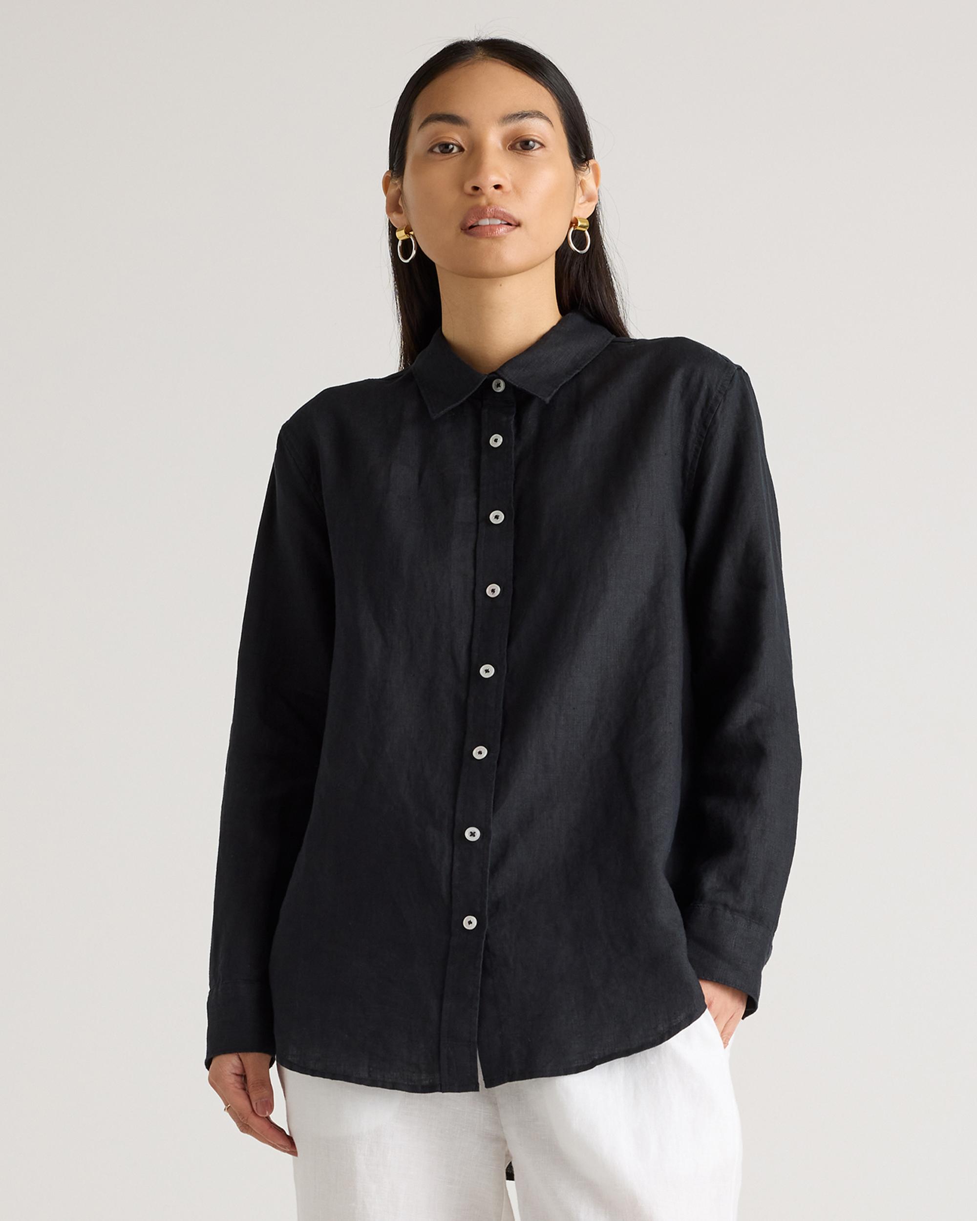 Quince | Women's Long Sleeve Shirt Linen Product Image