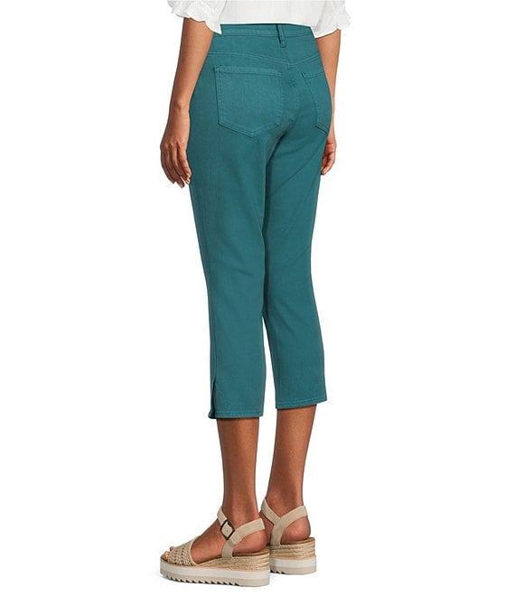 NYDJ Chloe Stretch Denim Straight Leg Capri Jeans Product Image
