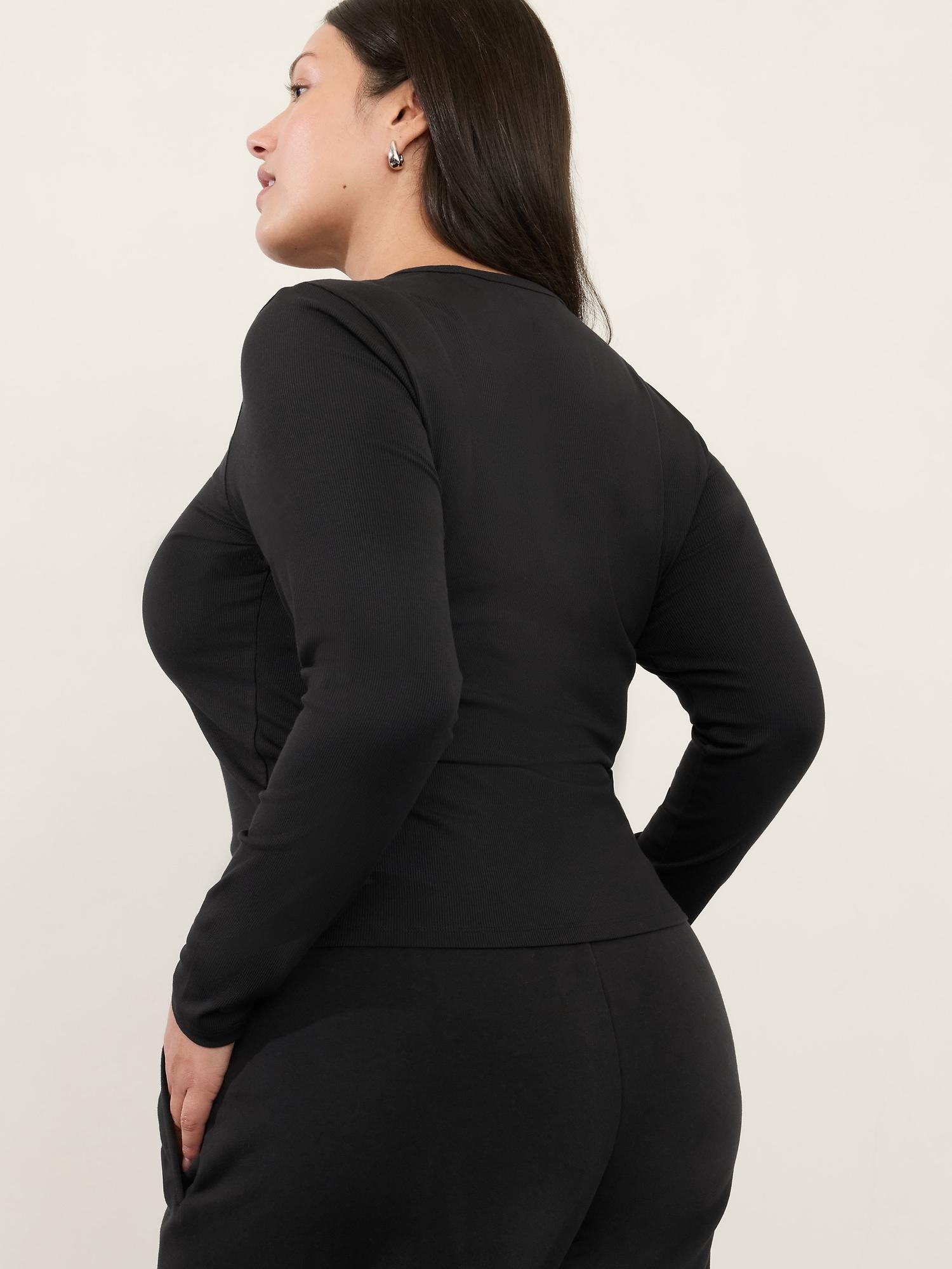 Signature Rib Crew Top Product Image