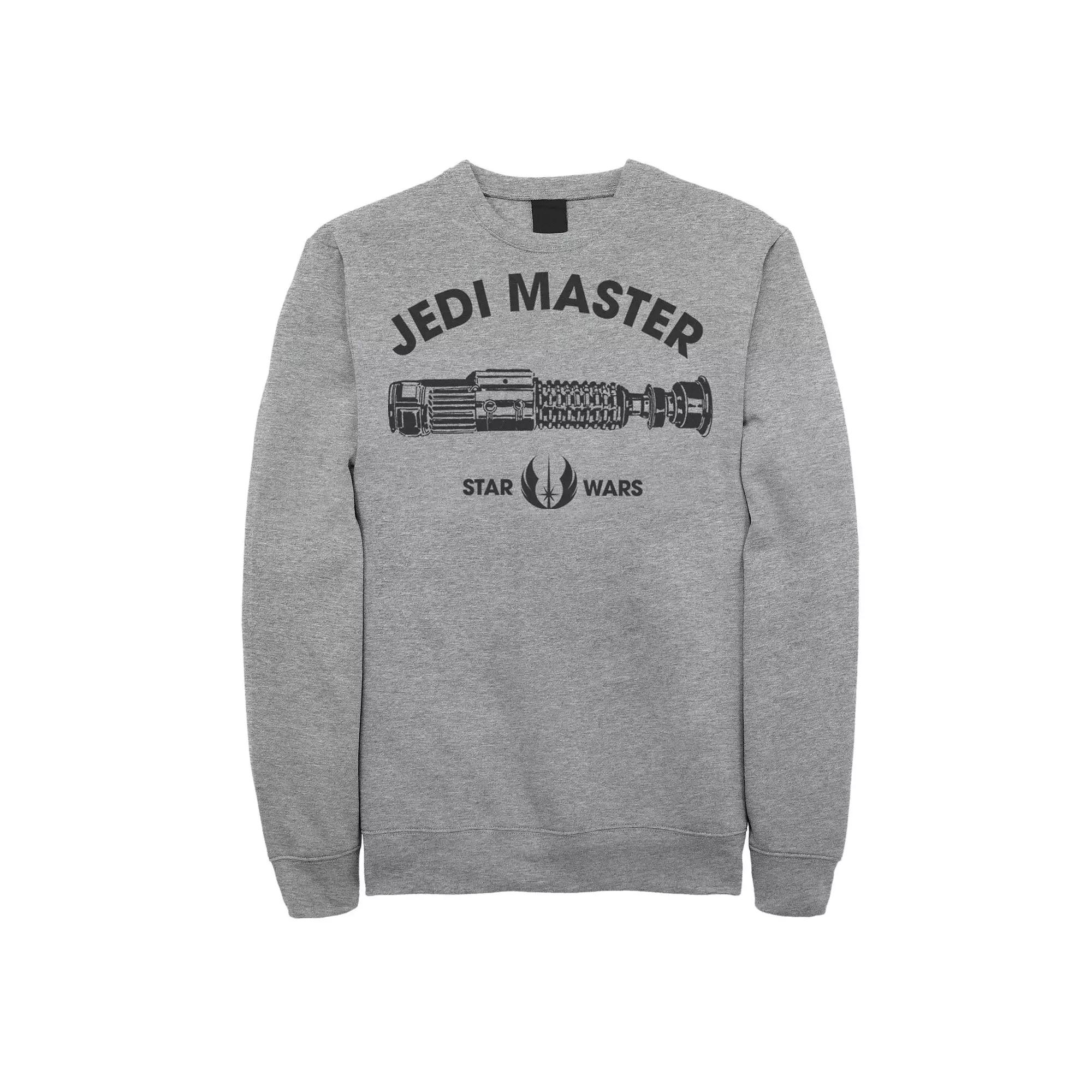 Big & Tall Star Wars Jedi Master Lightsaber Logo Fleece Sweatshirt, Men's,  Product Image
