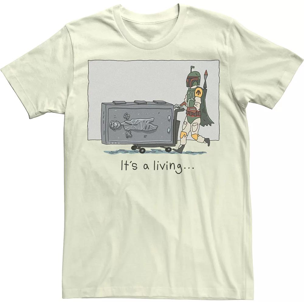 Men's Star Wars Boba Fett It's A Living Doodle Tee,  Product Image