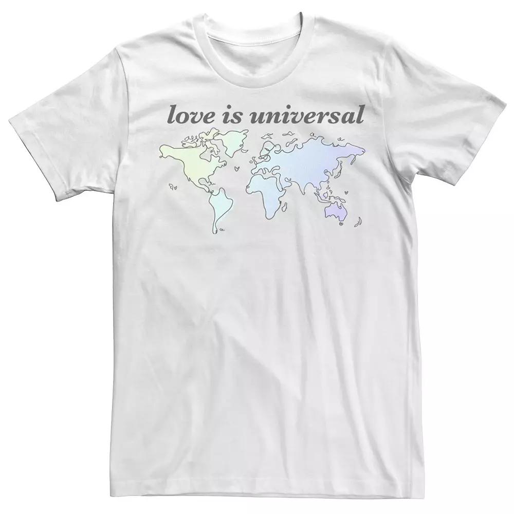 Men's Love Is Universal Tee, Size: Large, White Product Image