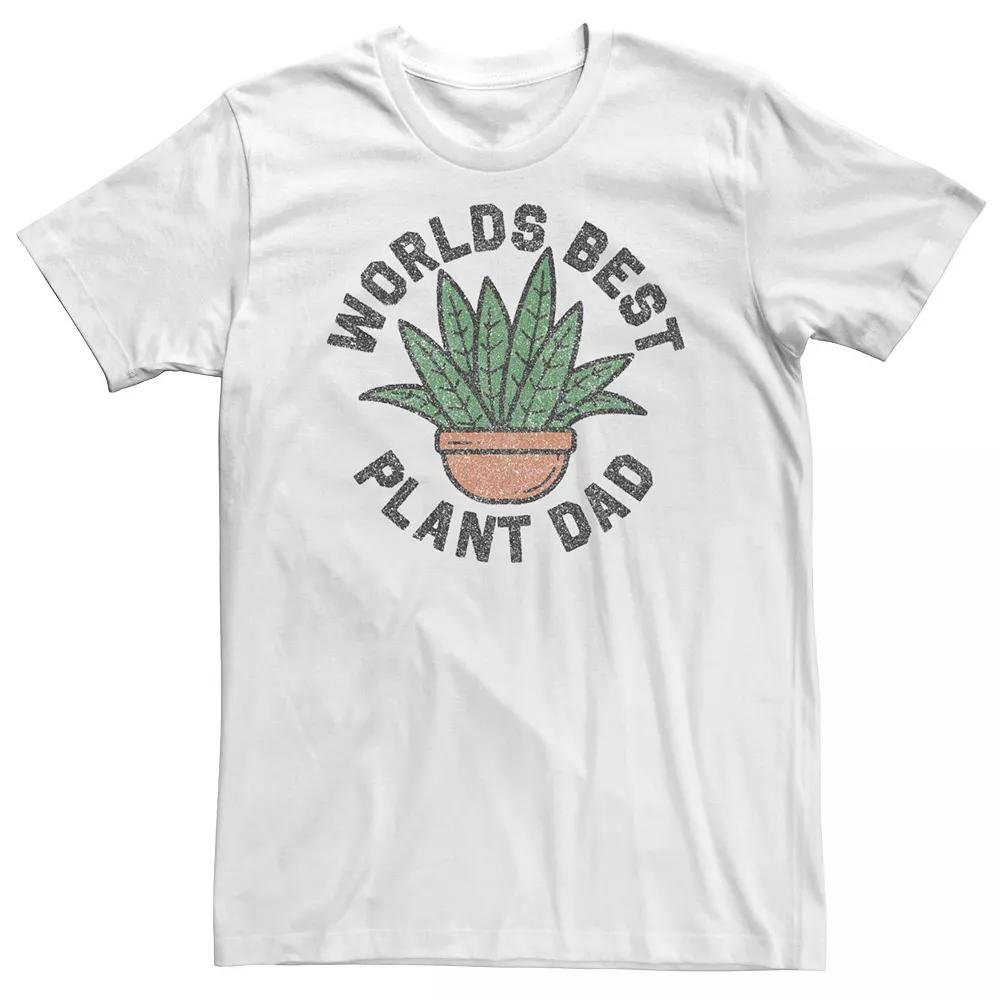 Big & Tall Father's Day "Worlds Best Plant Dad" Tee, Men's,  Product Image
