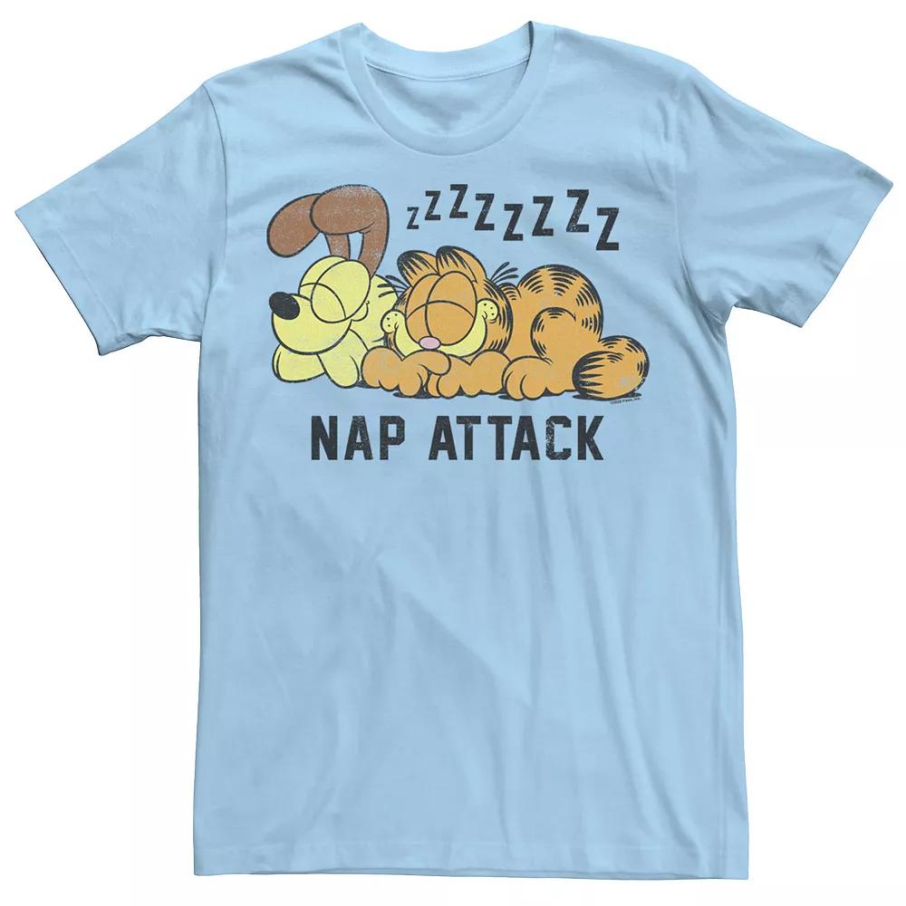Men's Garfield Nap Attack Text Tee,  Product Image