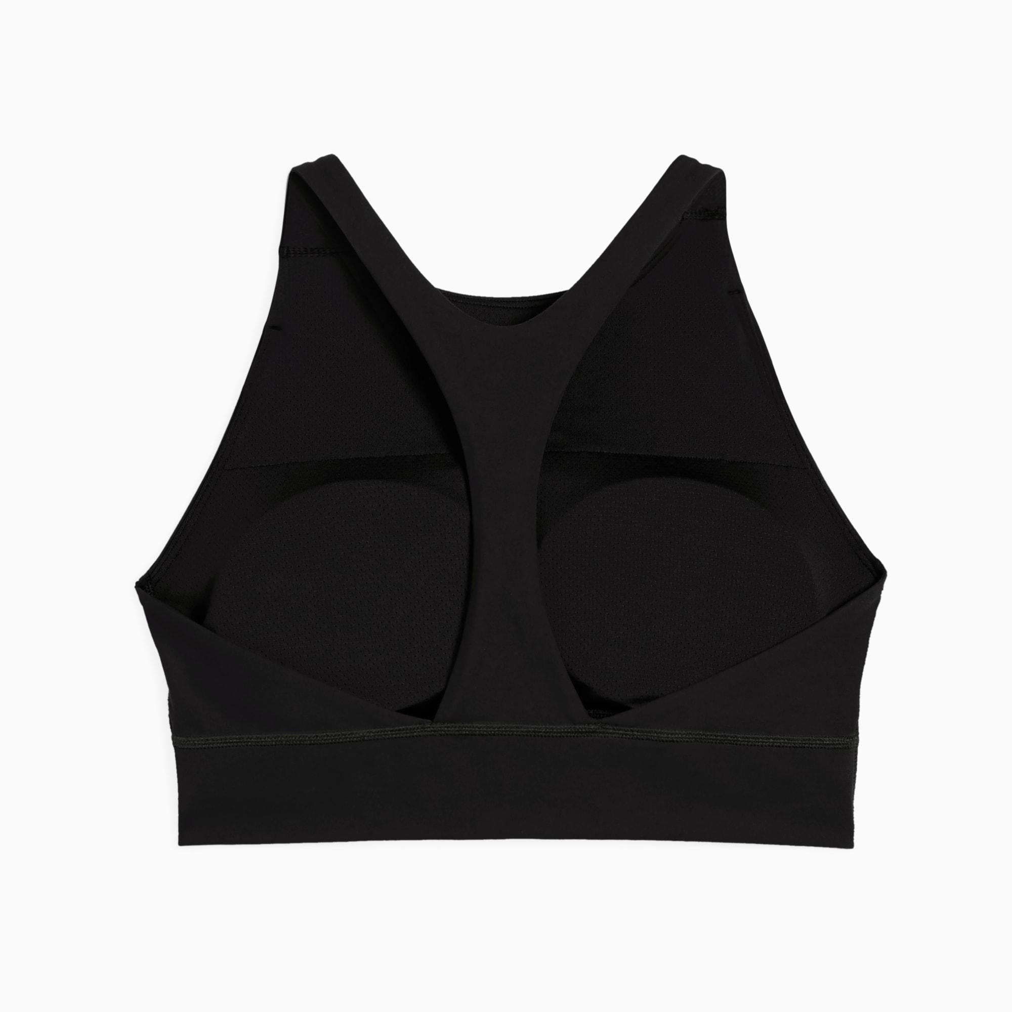 PUMA Shapeluxe High Neck Women's Moisture Wicking, Mid Impact Sports Bra Product Image