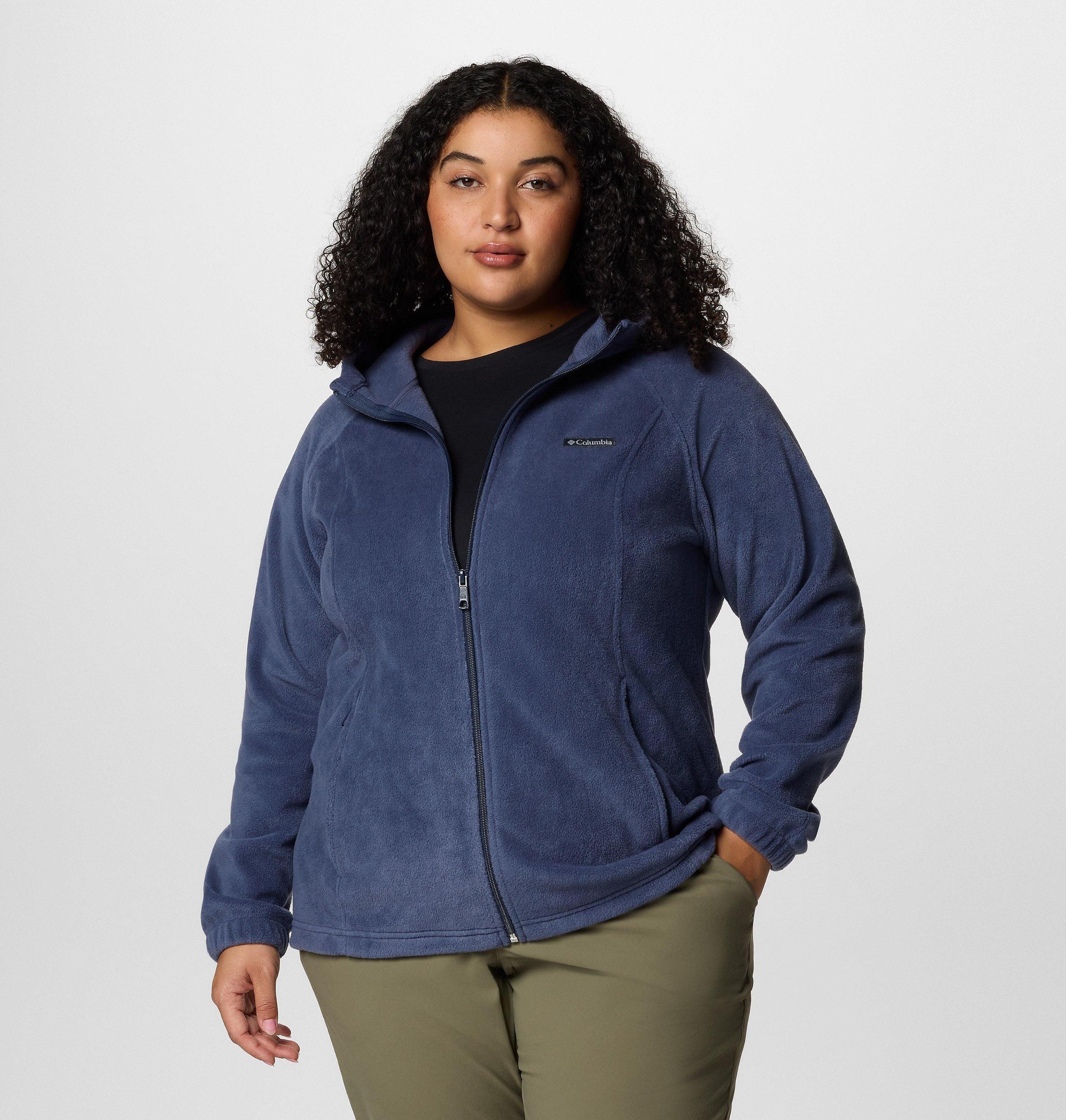 Columbia Womens Benton Springs Full Zip Fleece Hoodie - Plus Size- Product Image