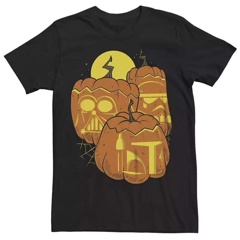 Men's Star Wars Dark Side Carved Pumpkins Graphic Tee,  Product Image