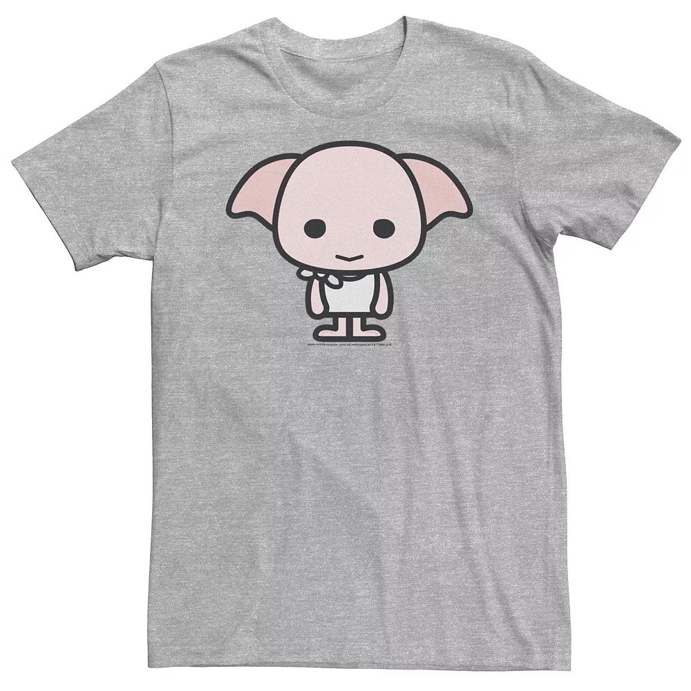 Big & Tall Harry Potter Chibi Dobby Tee, Men's, Size: Large Tall, Athletic Grey Product Image