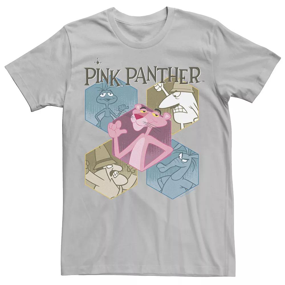 Men's Pink Panther Hexagonal Portraits Graphic Tee,  Product Image