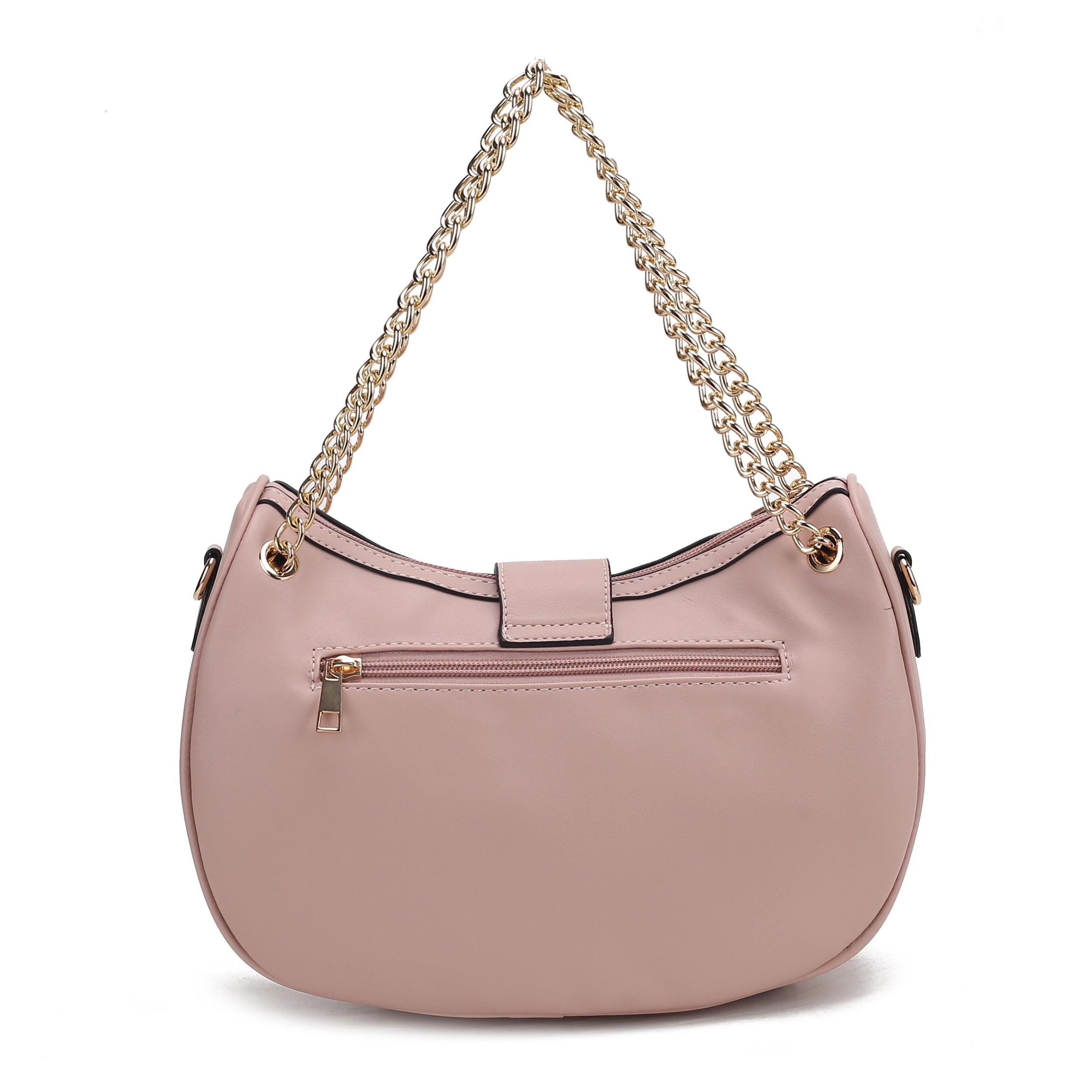 MKF Collection Women's Solari Braided Chain Shoulder Bag Female Product Image