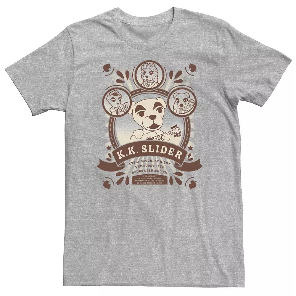 Big & Tall Animal Crossing K.K. Slider At The Roost Poster Tee, Men's,  Product Image